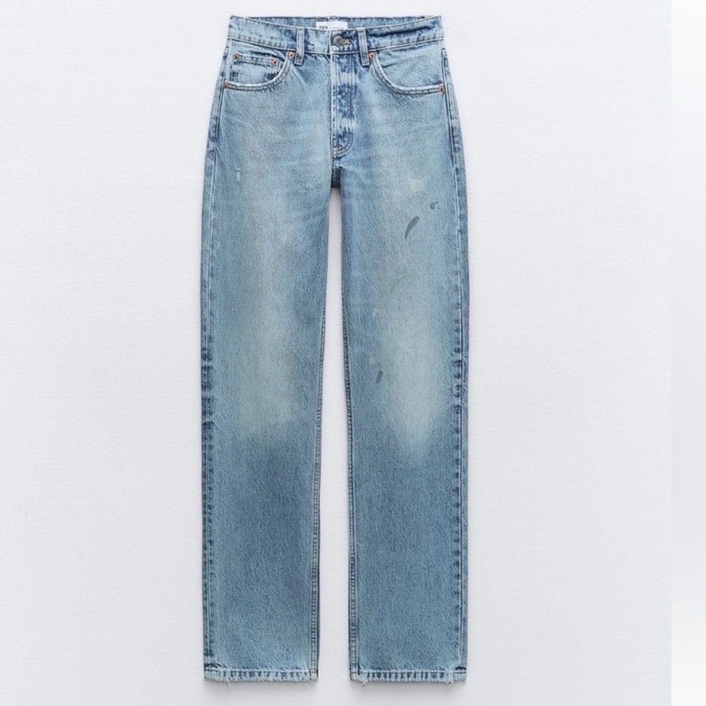 Zara Light Blue Denim Jeans